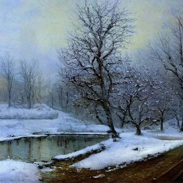 Prompt: if this long winter is finally over. beautiful matte painting, impressionism