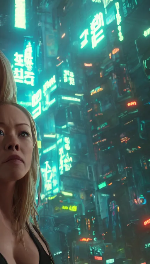 Image similar to kristanna loken, girl, altered carbon, highly detailed surreal neon big in japan vfx portrait of a android, stephen bliss, unreal engine, greg rutkowski, loish, rhads, beeple, makoto shinkai and lois van baarle, ilya kuvshinov, rossdraws, tom bagshaw, global illumination, detailed and intricate environment