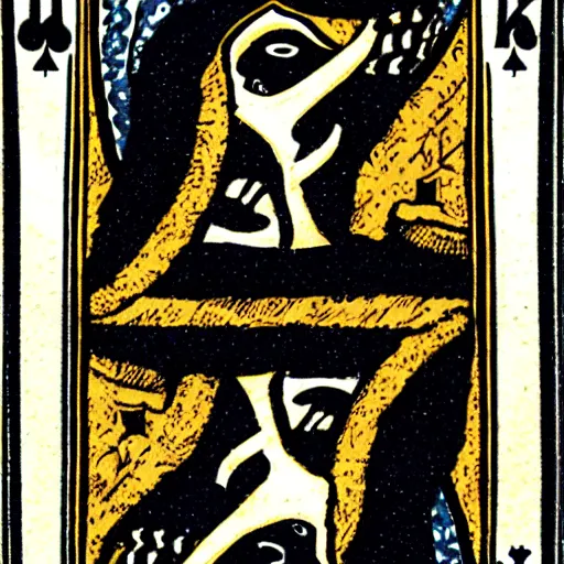 Image similar to nightmarish king of spades