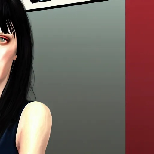 Prompt: Jane Margolis from breaking bad as a GTA Five Loading Screen Art Cover