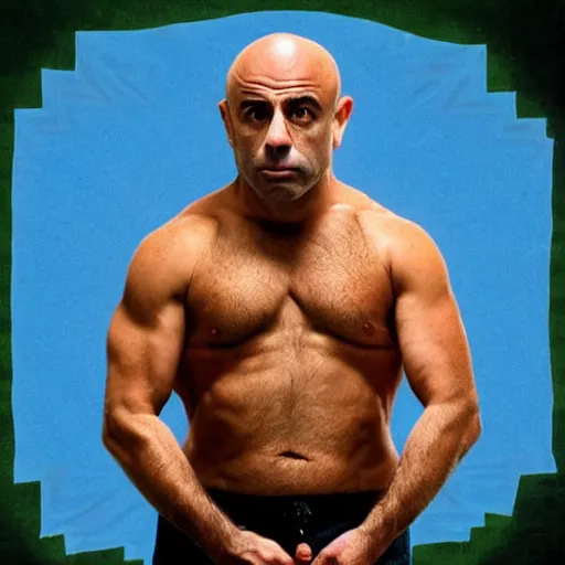 Image similar to joe rogan as a lizard person