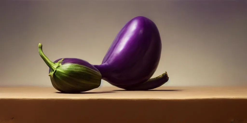 Eggplant spraying milk at a peach. Studio lighting. 8k. : r/StableDiffusion