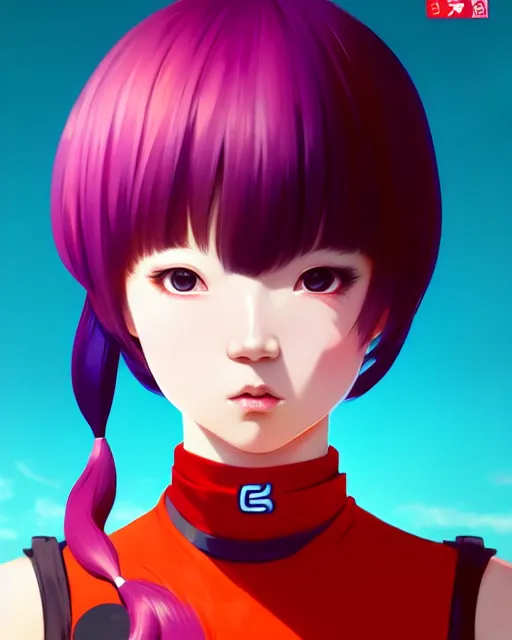 Prompt: perky character yae miko from video game genshin impact, art poster cinematic, realistic, bright colors symmetry face, fine details. realistic shaded lighting by ilya kuvshinov, katsuhiro otomo, art by kuvshinov ilya, trending on artstation