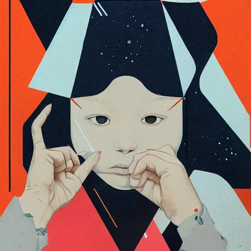 Prompt: Supreme x The Alchemist Profile Picture by Sachin Teng, asymmetrical, Organic Painting , Matte Painting, geometric shapes, hard edges, graffiti, street art,:2 by Sachin Teng:4