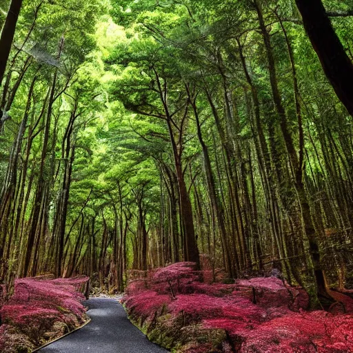 Image similar to forest in japan