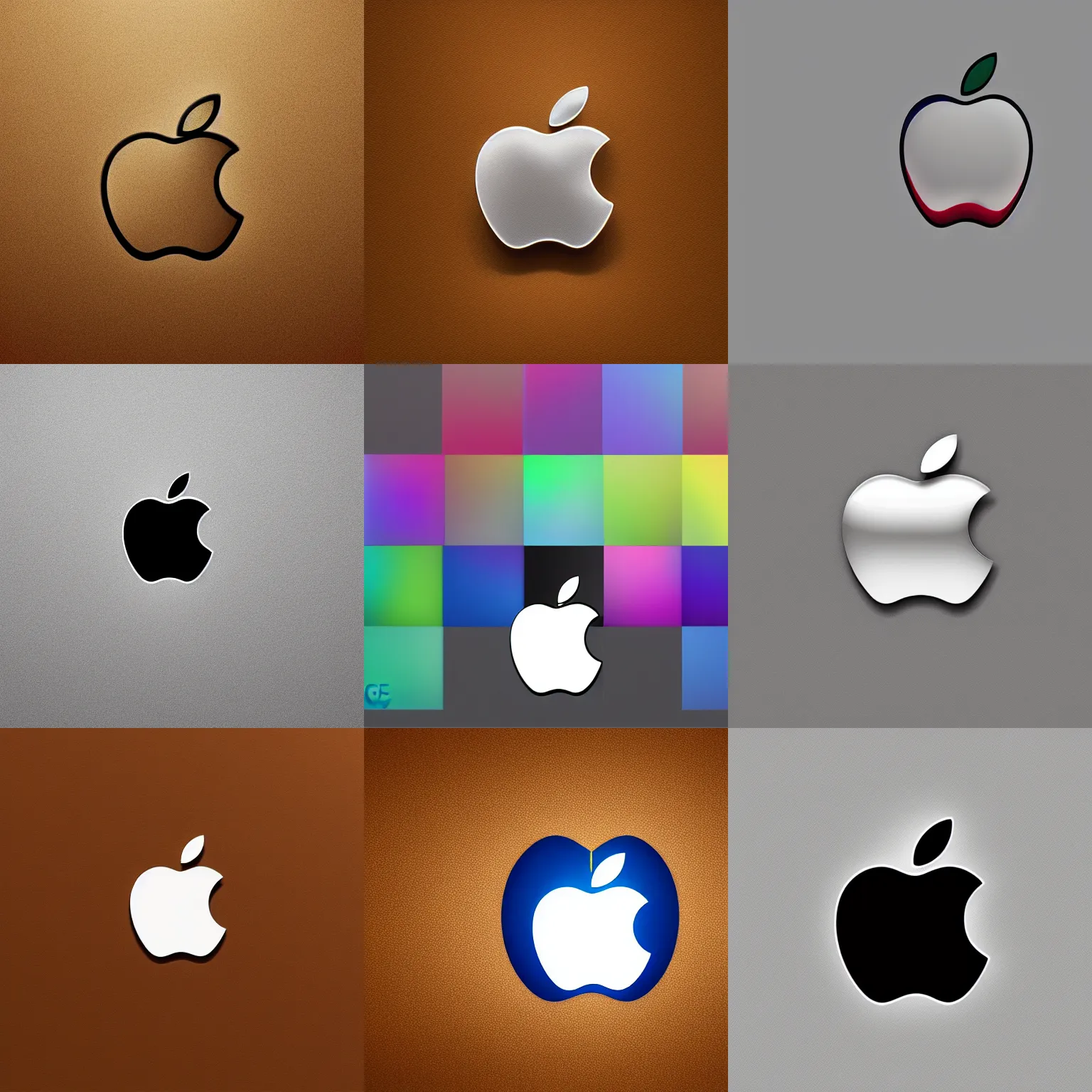 Prompt: Apple logo design by Samsung, artstation