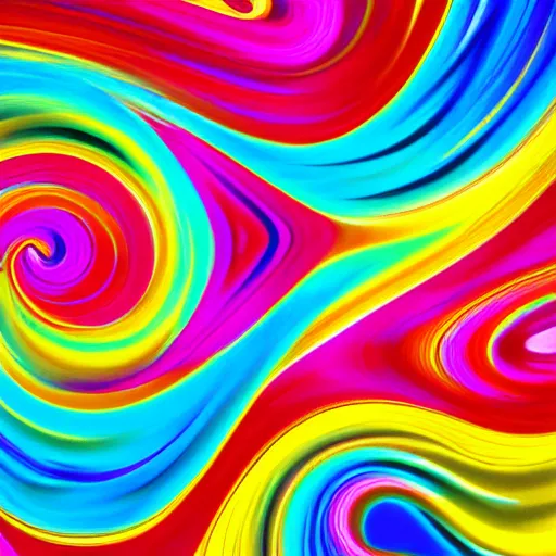 Prompt: HD wallpaper: swirl, design, pattern, colorful, paint, art, shape, motion