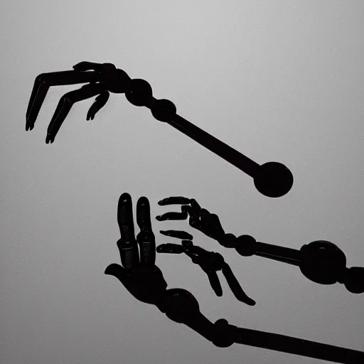 Image similar to you understand mechanical hands, robotic hand surreal