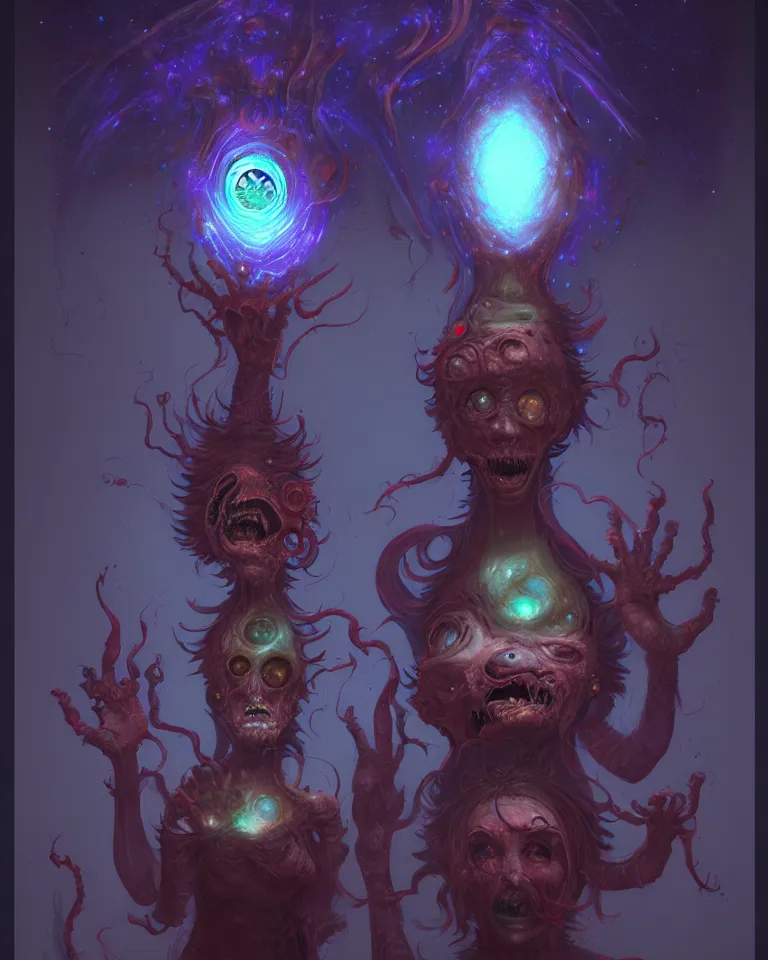 Image similar to your mom is a cosmic horror by bruce brenneise, digital concept art, trending on cgsociety, trending on artstation