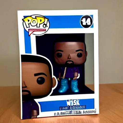 Image similar to Funko pop of Kanye West