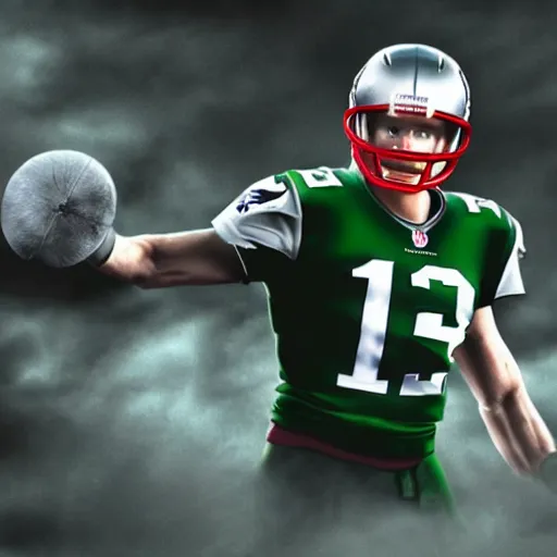 Tom Brady in a New York Jets Uniform, Stable Diffusion