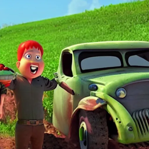 Image similar to veggie tales : fury road