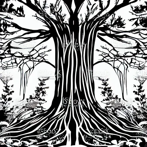 Image similar to forest tree vector art atey ghalian