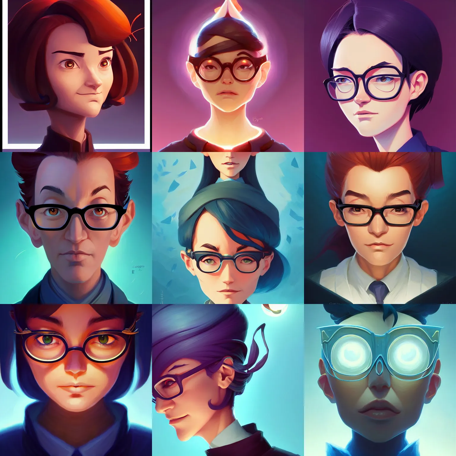 Prompt: face icon stylized minimalist fantasy librarian, loftis, cory behance hd by jesper ejsing, by rhads, makoto shinkai and lois van baarle, ilya kuvshinov, rossdraws global illumination