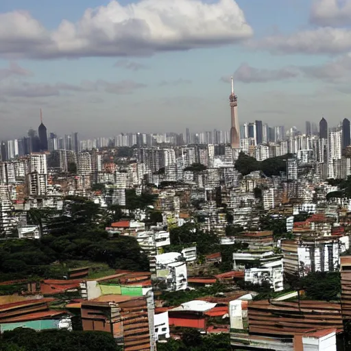 Image similar to São Paulo city in ruins