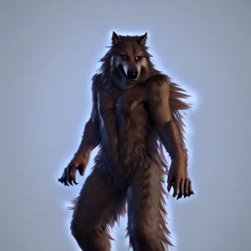 Image similar to cute handsome cuddly werewolf from van helsing unreal engine hyperreallistic render 8k character concept art masterpiece