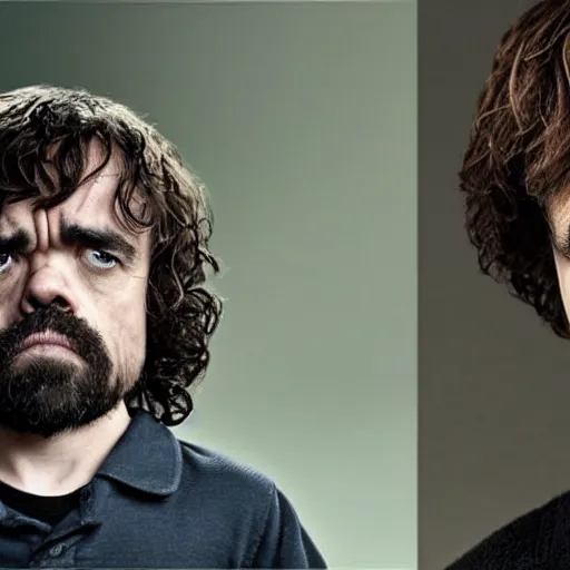 Prompt: peter dinklage as a giant