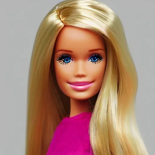 a barbie doll as a person, realistic, detailed | Stable Diffusion