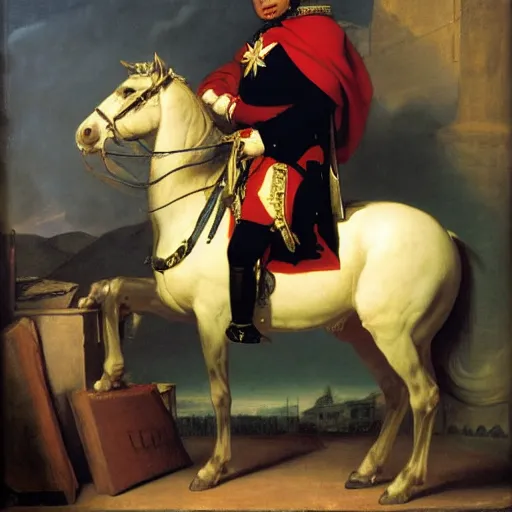 Image similar to Napoleon by Caravage