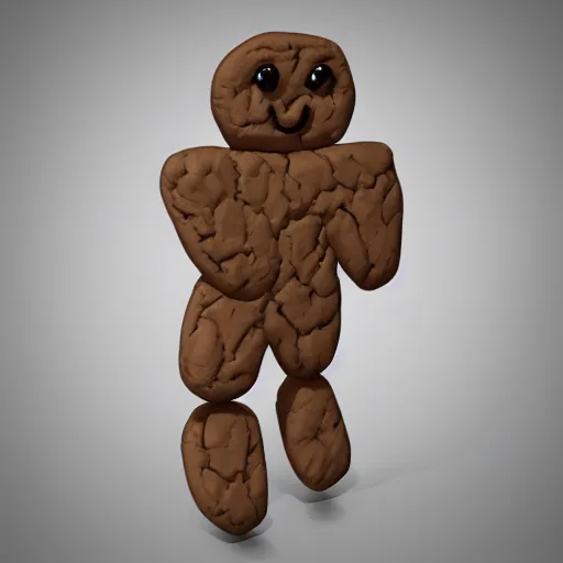Prompt: human made of cookie, extremely detailed, 8k, trending on Artstation