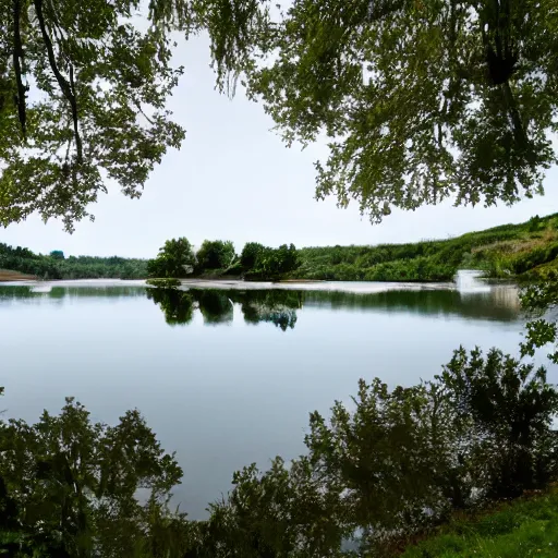 Image similar to a lake within an island within a lake within an island within a lake within an island