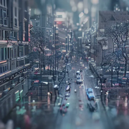 Prompt: three minutes to midnight still image, 8 k, intricate and detailed, tilt shift background, anamorphic lens, cinematic lighting