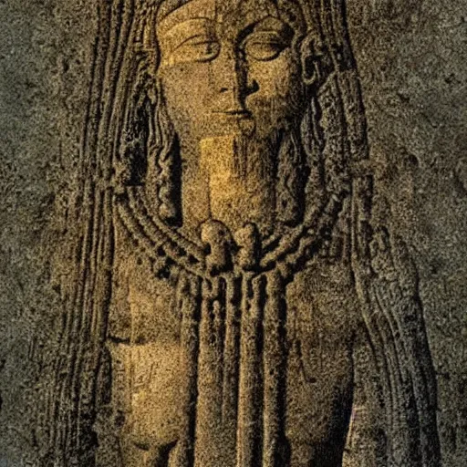 Prompt: transcendental Hammurabi laws by Da Vinci