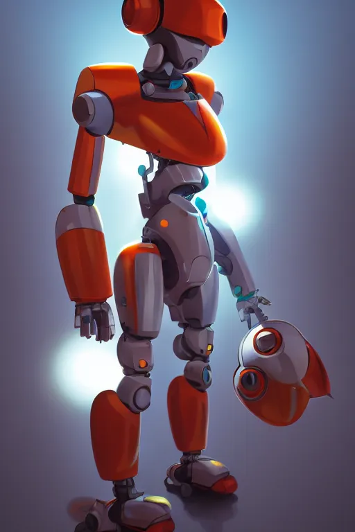 Image similar to metabots medabots medarotto medarot robot minimalist comics, behance hd by jesper ejsing, by rhads, makoto shinkai and lois van baarle, ilya kuvshinov, rossdraws global illumination ray tracing hdr radiating a glowing aura