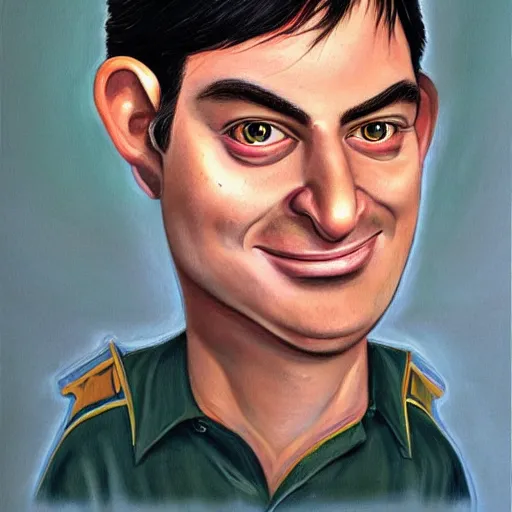 Prompt: beautiful lifelike painting of martin shkreli as a centaur, hyperreal detailed facial features and uv lighting, art by ed roth and basil wolverton