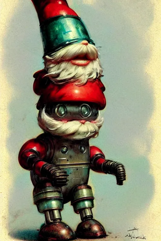 Image similar to ( ( ( ( ( 1 9 5 0 s retro robot knome. muted colors. ) ) ) ) ) by jean - baptiste monge!!!!!!!!!!!!!!!!!!!!!!!!!!!!!!