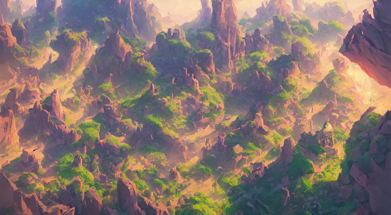 Image similar to flag colored wall fortress greeble illusion landscape wonderworld paradize, behance hd by jesper ejsing, by rhads, makoto shinkai and lois van baarle, ilya kuvshinov, rossdraws global illumination