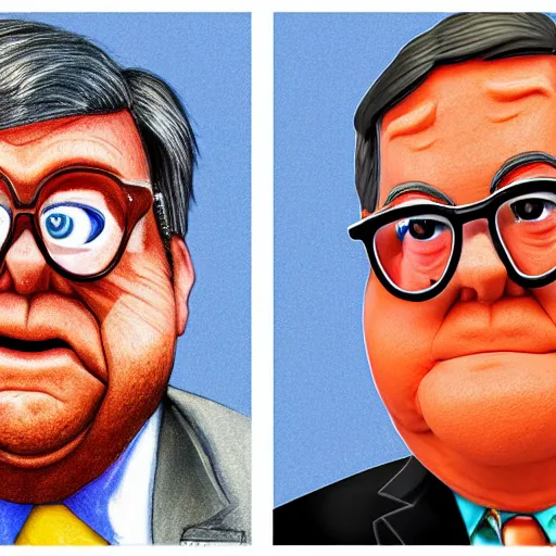 Image similar to bill barr face as a fried chicken, 8 k, ultra realistic details