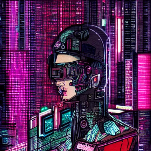 Prompt: artwork in the style of cyberpunk