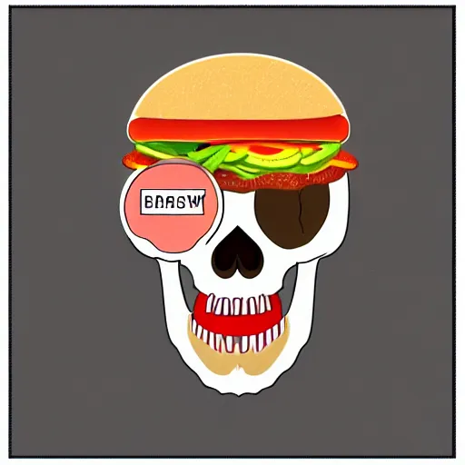 Image similar to Skeleton of a burger diagram