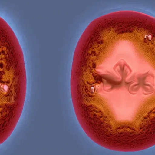 Image similar to 3 d ultrasound imagery of a human embryo at 2 weeks