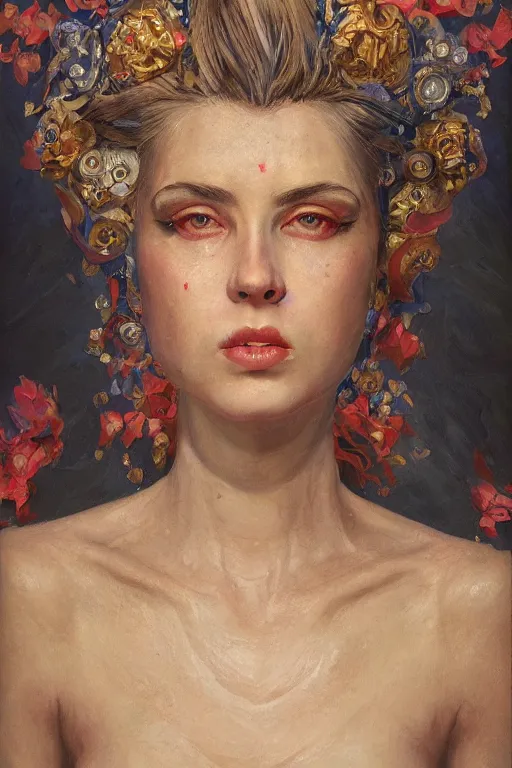 Prompt: hyper-realisti ultra-detailed maximalist and dramatic fullbody female portrait by andrei riabovitchev inspired by igor goryunov overpainted by hiroshi yoshida. 8k realistic. Cinematic. Beautifully lit. No background. artstation. Deviantart. CGsociety.