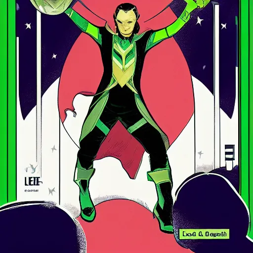 Image similar to @LeeGarbett, Loki: AoA image Bookplate edition loki god of stories lee garbett art commission nycc2019 agent of asgard al ewing