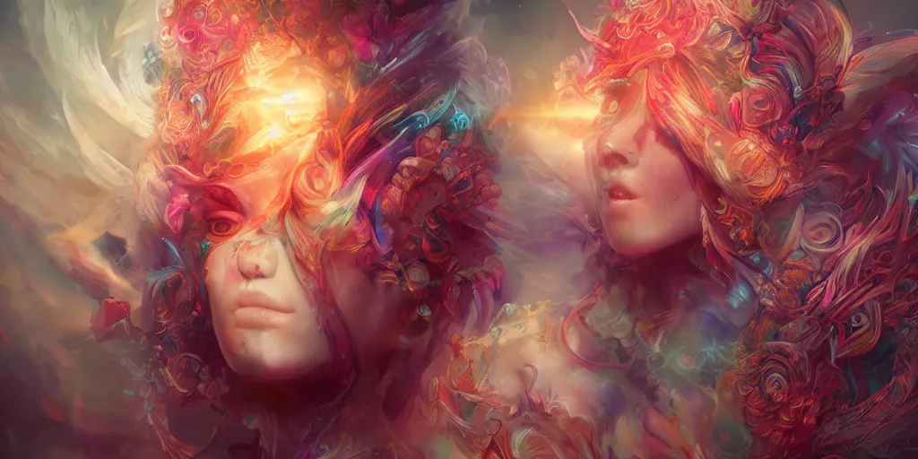 Image similar to dreamscape, female, ross tran, vivid colors, anatomical, highly detailed sculpture, intricate detailed, ommatidia, 8 k, cinematic atmosphere, post - processing