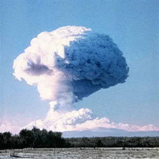 Prompt: nuke cloud that looks like a club