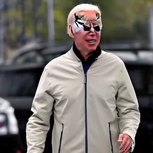 Image similar to joe biden wearing a straight jacket