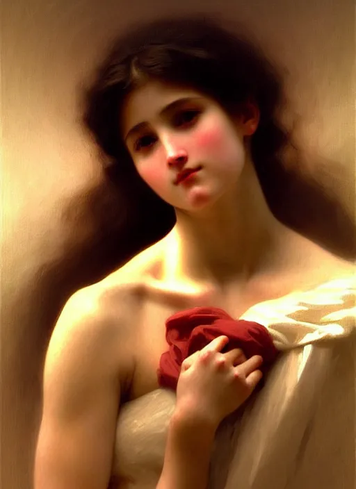 Image similar to most beautiful thing in the world by william - adolphe bouguereau, john singer sargent, digital painting, artstation, concept art, smooth, sharp focus, warm lighting,