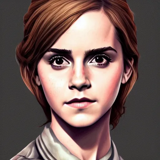 Image similar to Emma Watson as archer, cute, fantasy, intricate, elegant, highly detailed, centered, digital painting, artstation, concept art, smooth, sharp focus, illustration, art by AbyssWolf