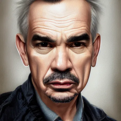 Prompt: hyperrealistic mixed media image of a billy bob thornton president of the united states, stunning 3 d render inspired art by istvan sandorfi and greg rutkowski, perfect facial symmetry, realistic, highly detailed attributes and atmosphere, dim volumetric cinematic lighting, 8 k octane extremely hyper - detailed render, post - processing, masterpiece,