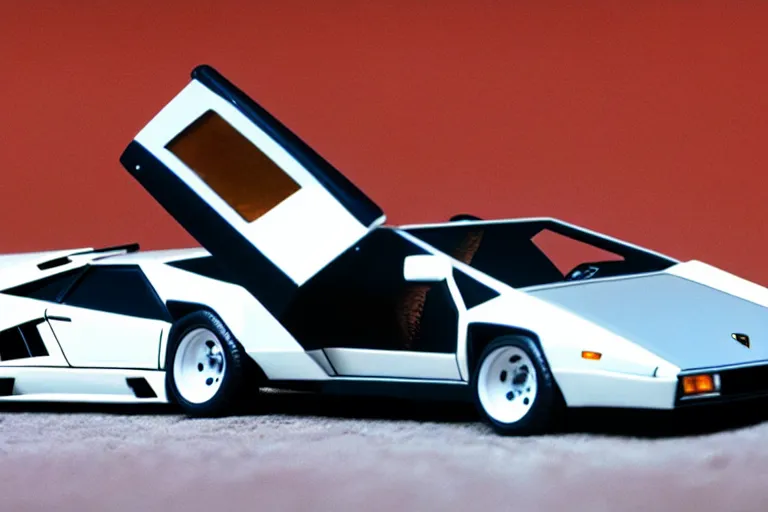 Image similar to wish. com version of a lamborghini countach