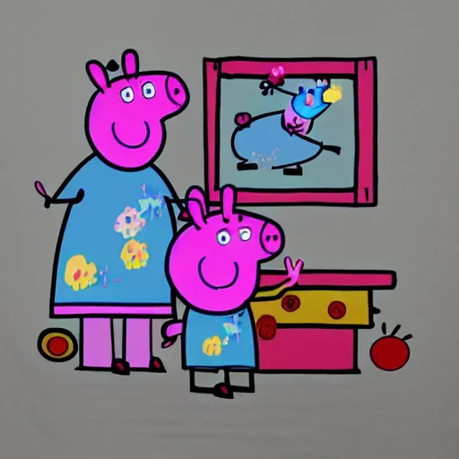 Image similar to x-ray of peppa pig