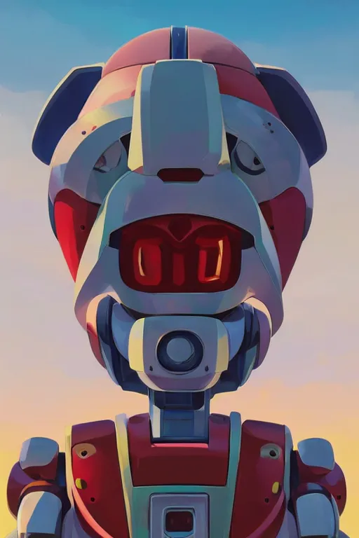 Image similar to metabots medabots medarotto medarot robot minimalist comics helmet mask neon cybereye, behance hd by jesper ejsing, by rhads, makoto shinkai and lois van baarle, ilya kuvshinov, rossdraws global illumination ray tracing hdr radiating a glowing aura