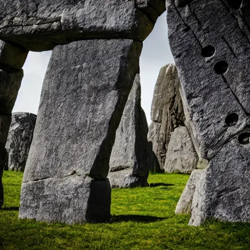 Prompt: game of go played with megaliths, photography