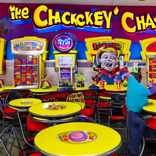 Image similar to the part of chucky's cheese you wished you never saw