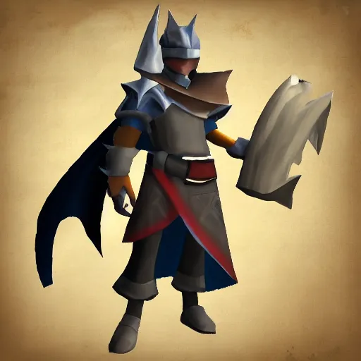 Prompt: old school RuneScape character