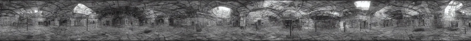 Prompt: photo of an immersive forgotten panopticon well with cctv cameras everywhere, photorealistic, higly detailed dark brutalist architechture, 3 6 0 picture, panorama, 3 5 mm slide, trending on flickr, in the style of francesca woodman, zachary corzine, zhelong xu